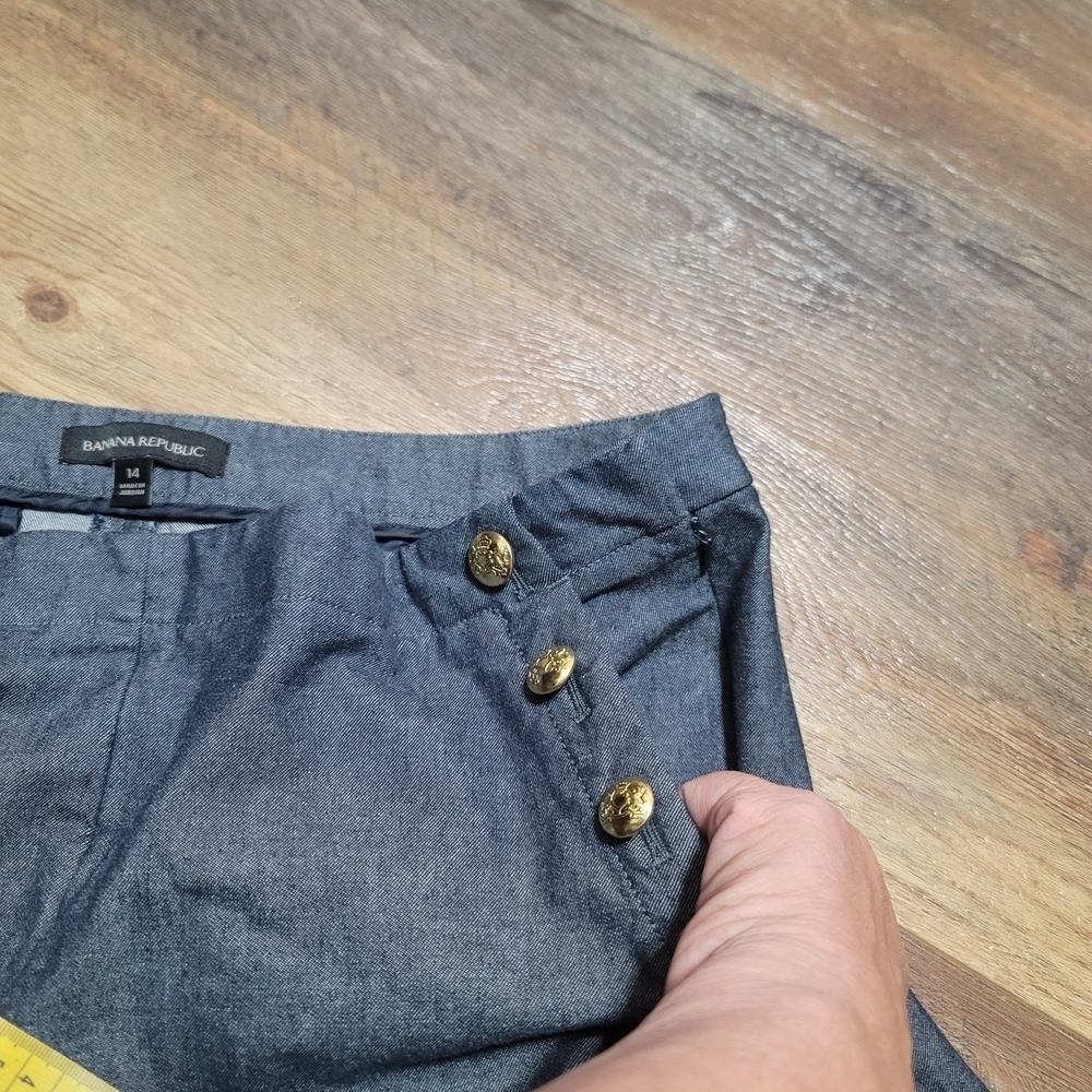 Banana Republic Womens Slate Blue Dress Pants - Picture 7 of 10
